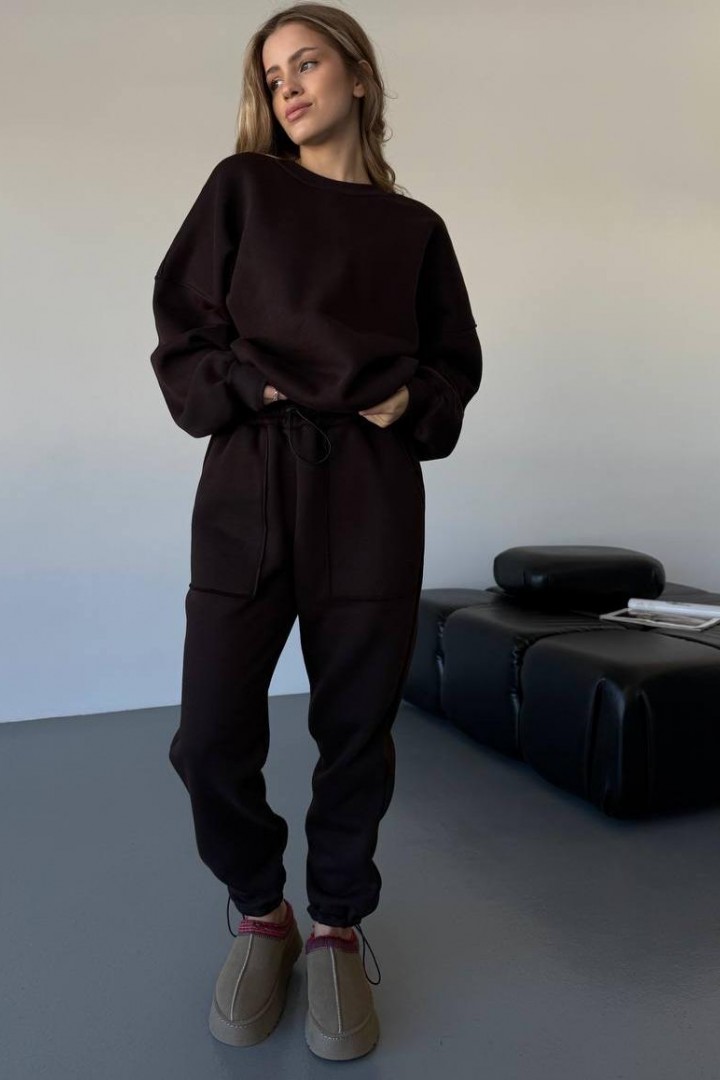 Однотонный спортивный костюм ANB-523A990 Однотонный спортивный костюм ANB-523A990