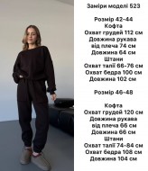 Однотонный спортивный костюм ANB-523A990 Однотонный спортивный костюм ANB-523A990