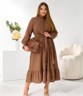 Платье с воланами внизу  TS-463A530