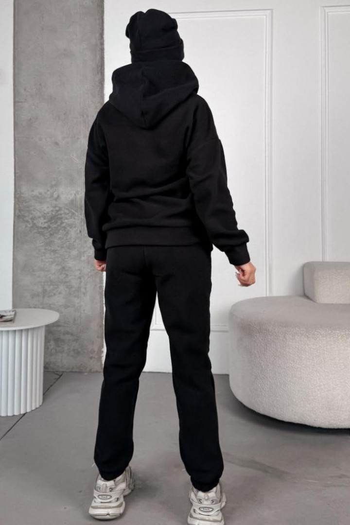 Спортивный флисовый костюм  с шапкой  MIL-371A650