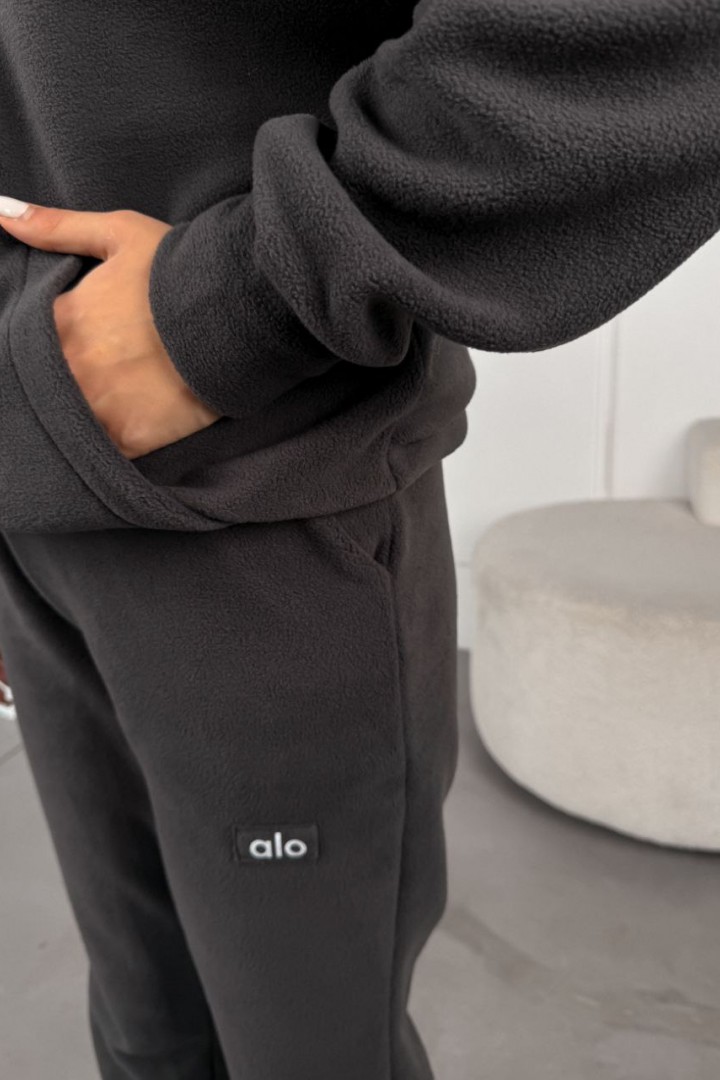 Спортивный флисовый костюм  с шапкой  MIL-371A650