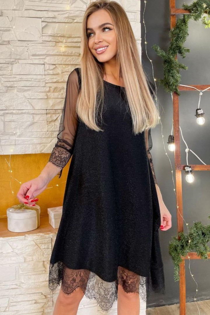 Люрексовое платье  MIL-144A290