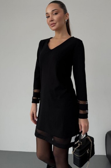 Платье со вставками  MIL-157A380