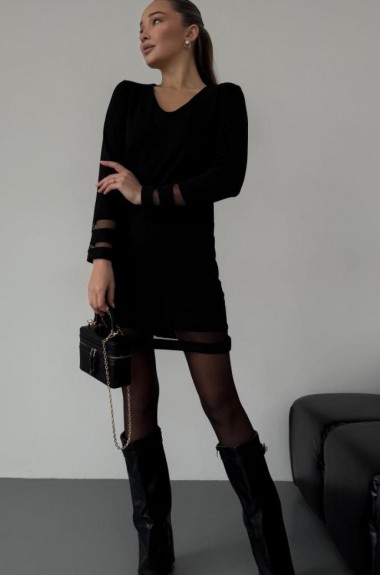 Платье со вставками  MIL-157A380