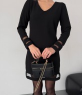 Платье со вставками  MIL-157A380