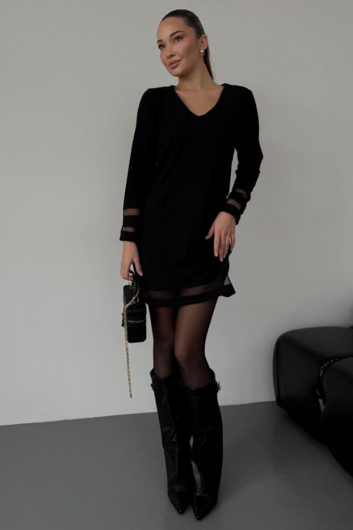 Платье со вставками  MIL-157A380