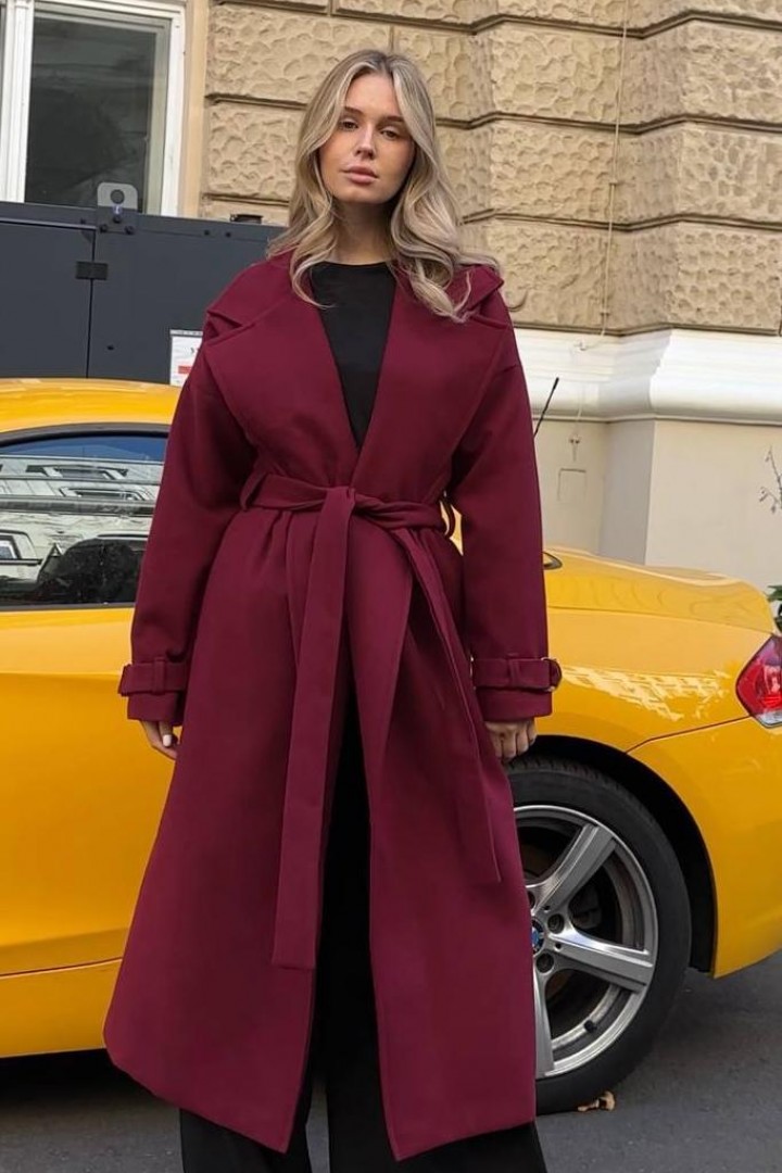 Пальто кашемировое женское  SOL-3031A1400