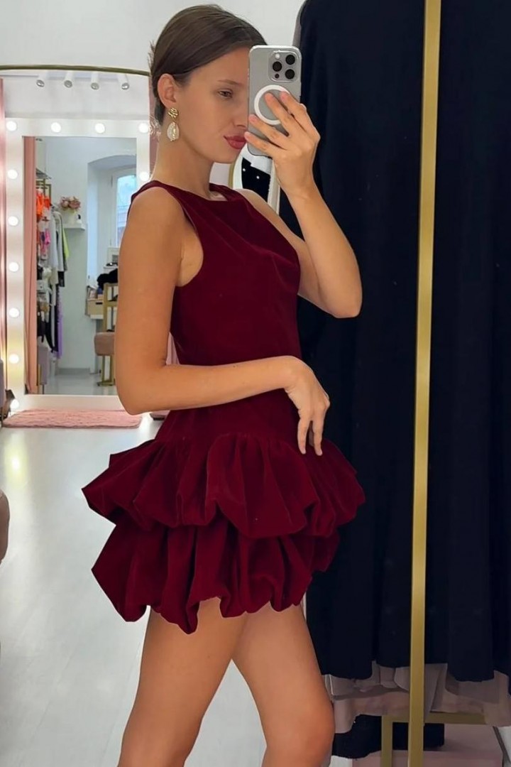 Платье с воланами  HOU-402A649