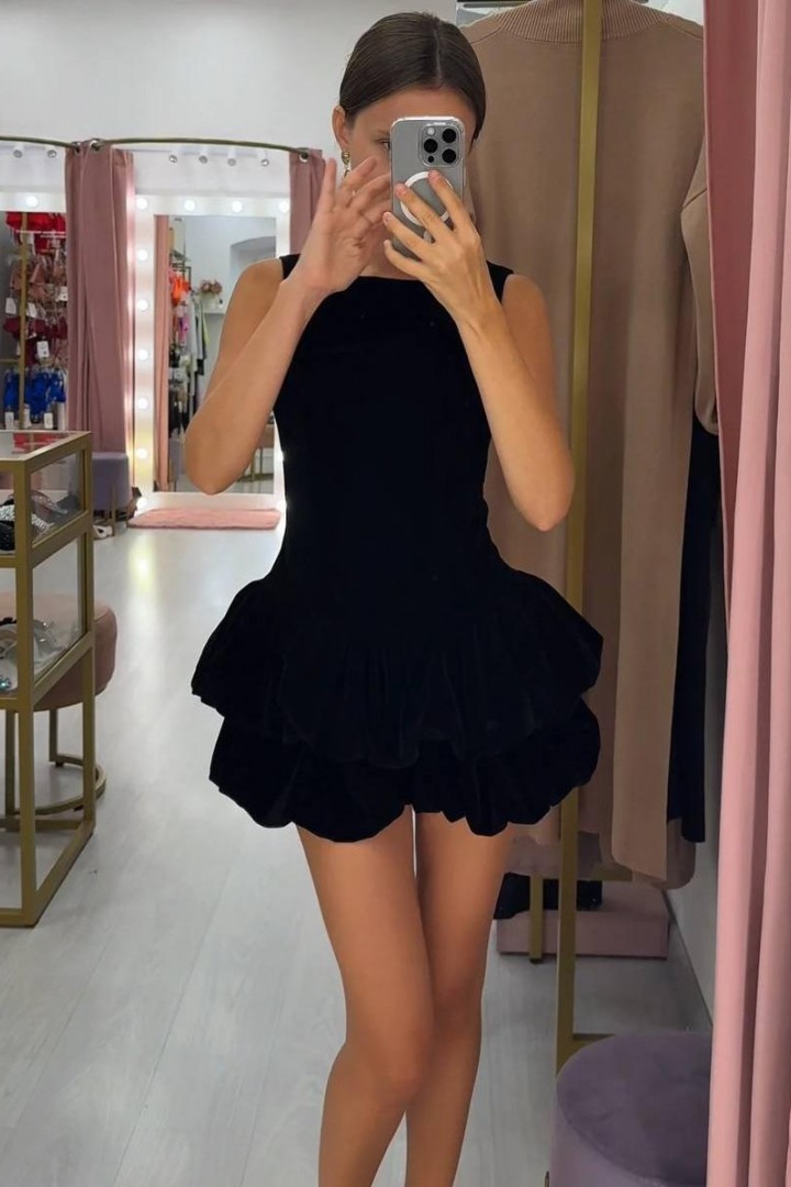 Платье с воланами  HOU-402A649