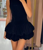 Платье с воланами  HOU-402A649