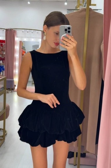 Платье с воланами  HOU-402A649