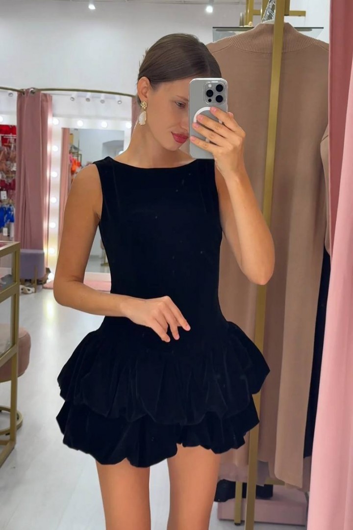 Платье с воланами  HOU-402A649