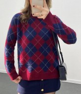 В'язаний светер  ромб AMU-4606A499