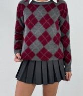 В'язаний светер  ромб AMU-4606A499