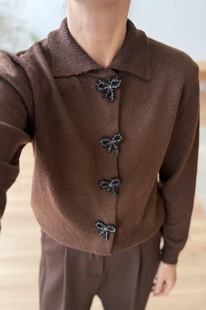 Кардиган жіночий   з гудзиками  AMU-4575A670