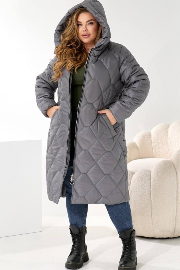Зимняя удлиненная куртка женская AO-2533A1100