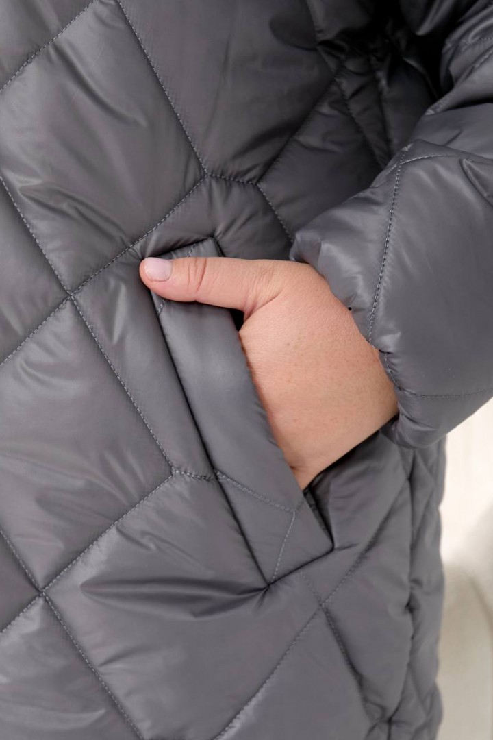 Зимняя удлиненная куртка женская AO-2533A1100