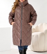 Зимняя удлиненная куртка женская AO-2533A1100