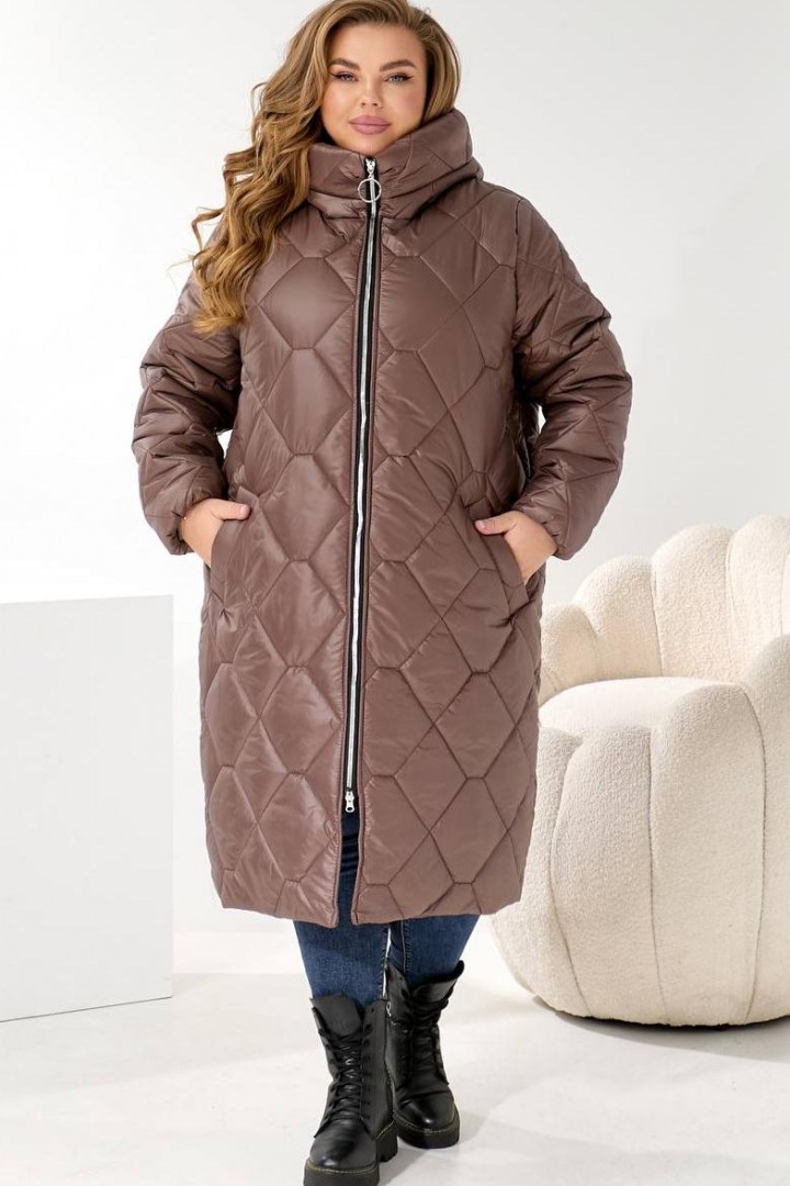 Зимняя удлиненная куртка женская AO-2533A1100