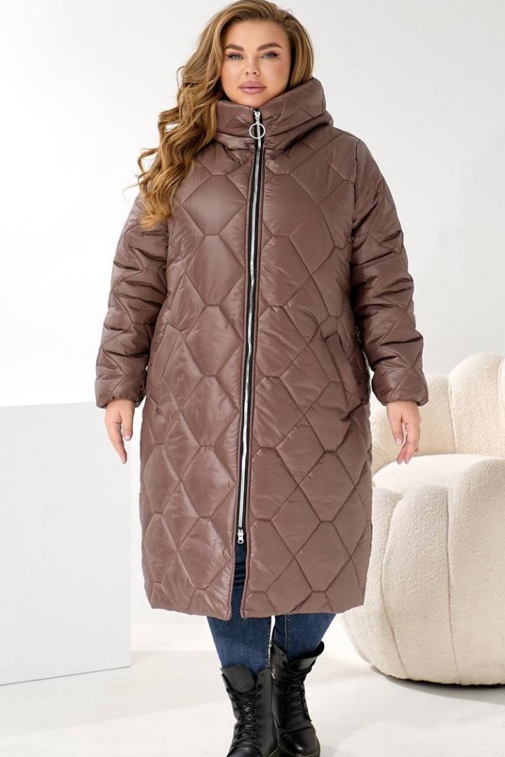 Зимняя удлиненная куртка женская AO-2533A1100