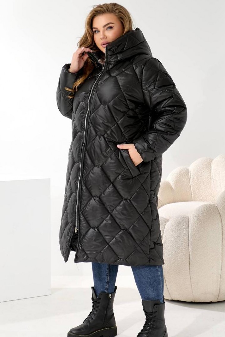 Зимняя удлиненная куртка женская AO-2533A1100