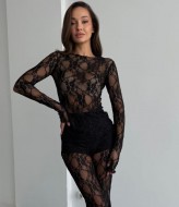 Гипюровый лонгслив COB-888A299