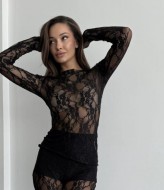 Гипюровый лонгслив COB-888A299