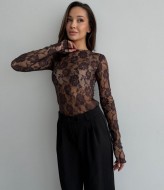 Гипюровый лонгслив COB-888A299