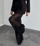 Гіпюрові широкі  штани  COB-884A449 