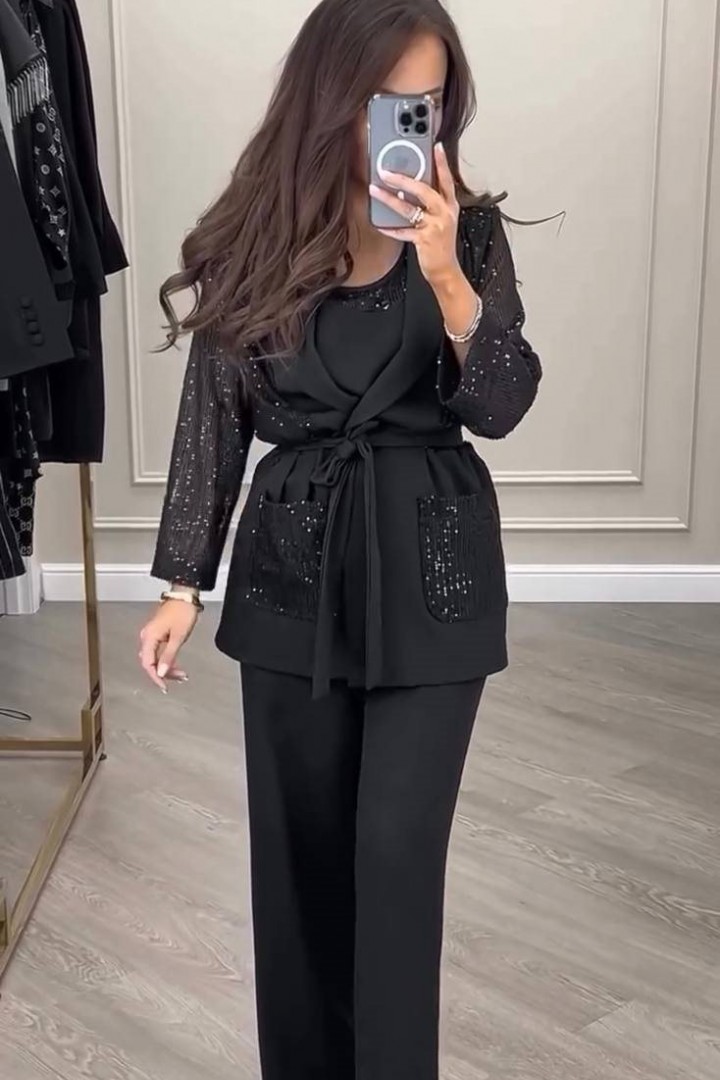 Костюм тройка женский вечерний  LOU-1295A1050