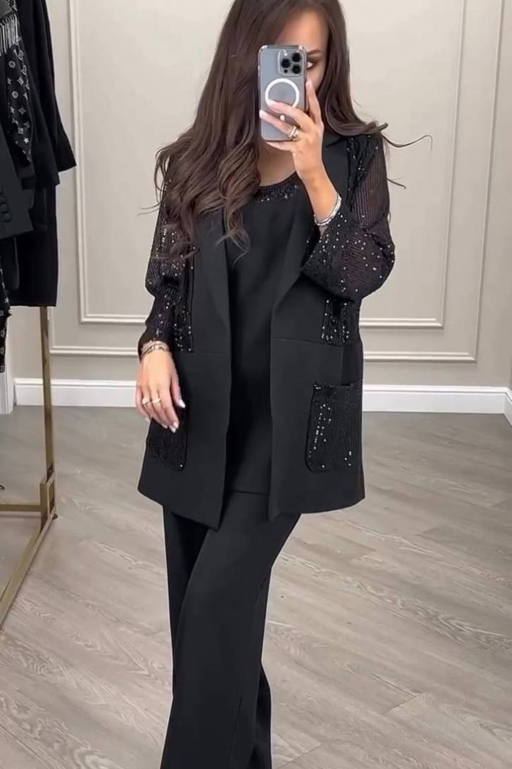 Костюм тройка женский вечерний  LOU-1295A1050