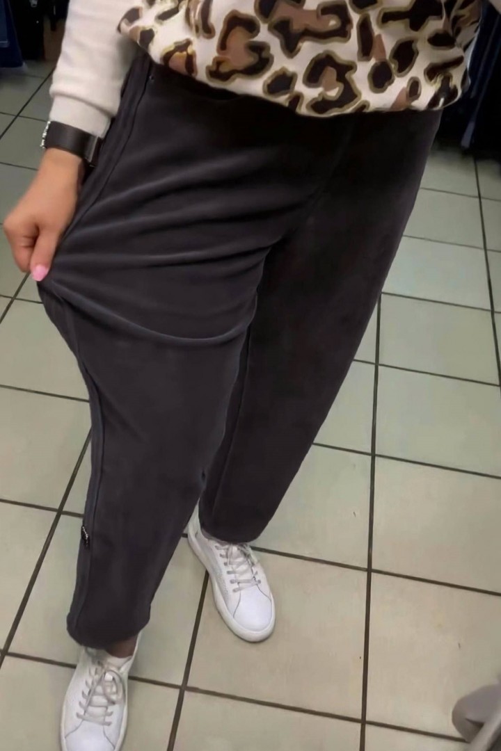 Женские тёплые вельветовые брюки KC-0510A630