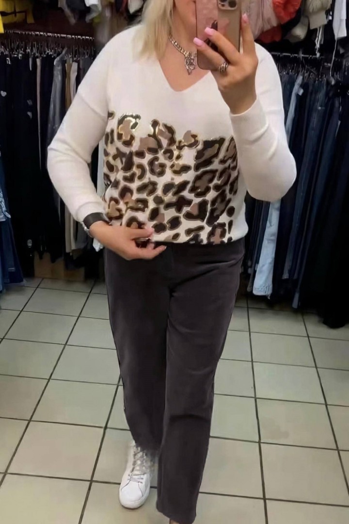 Женские вельветовые штаны на флисе KC-0510A630