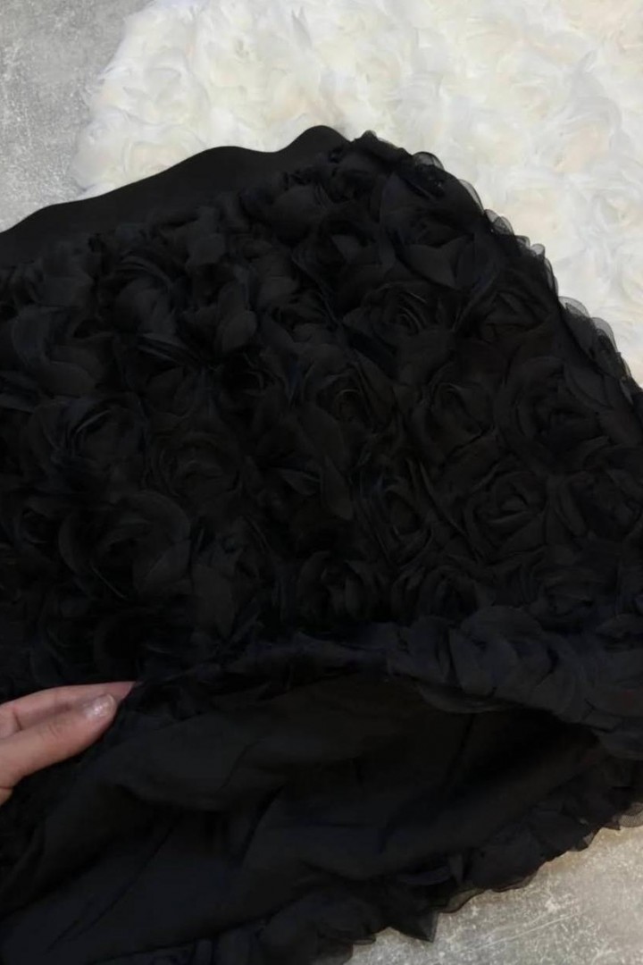 Юбка декорированная розами  HOU-403A449