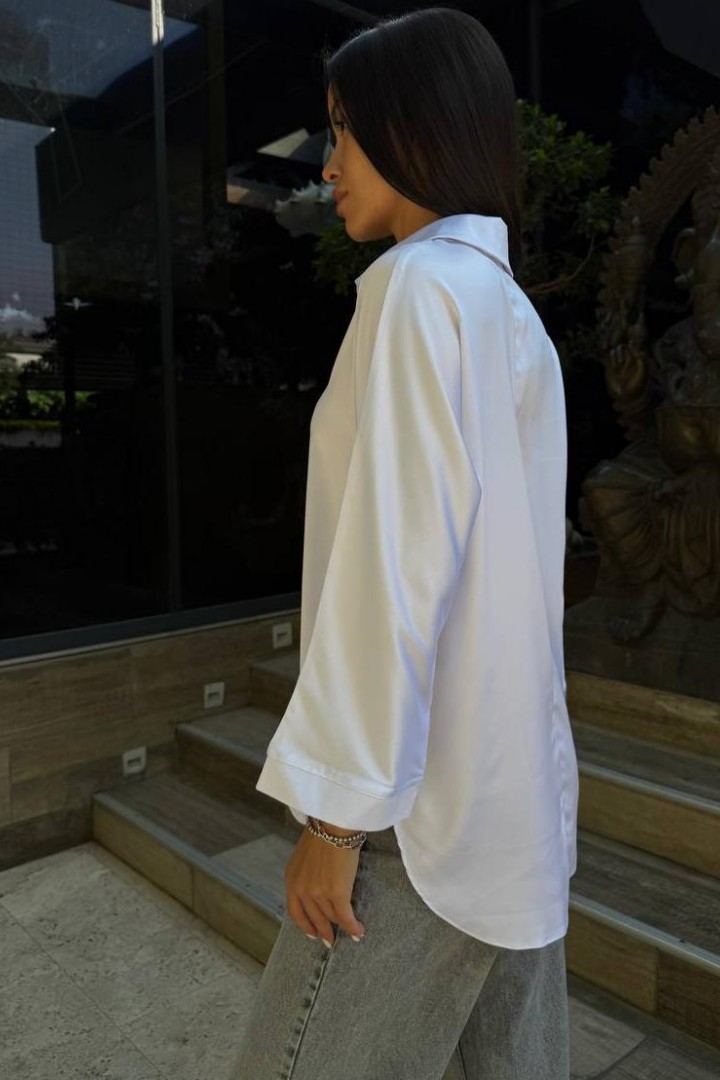 Блуза шелковая без пуговиц  SPL-7097A400