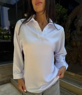 Блуза шелковая без пуговиц  SPL-7097A400