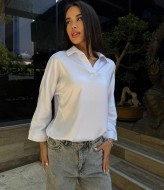 Блуза шелковая без пуговиц  SPL-7097A400