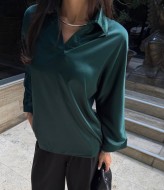 Блуза шелковая без пуговиц  SPL-7097A400