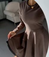 Платье  с кружевом  SPL-7083A650