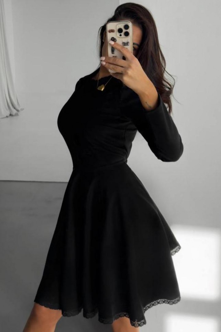 Платье  с кружевом  SPL-7083A650