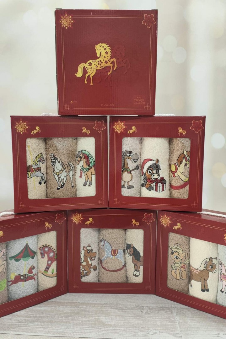 Набор новогодних полотенец   JAM-131125A4