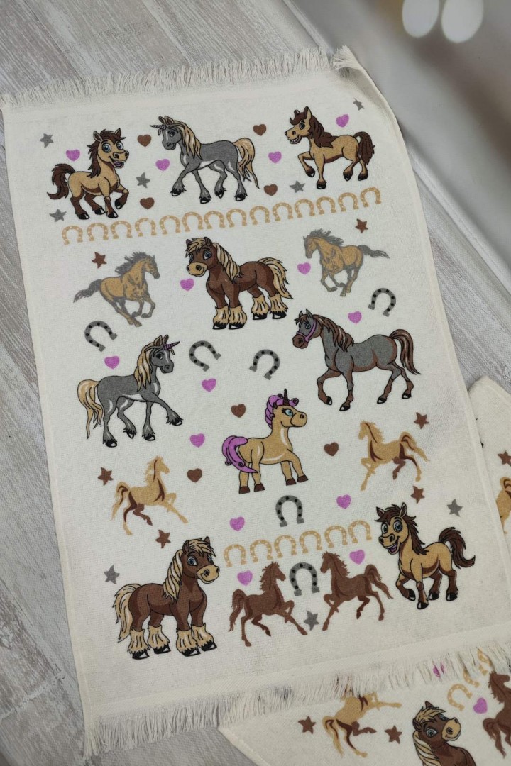 Набор полотенец с зимним орнаментом  JAM-131125.2A14