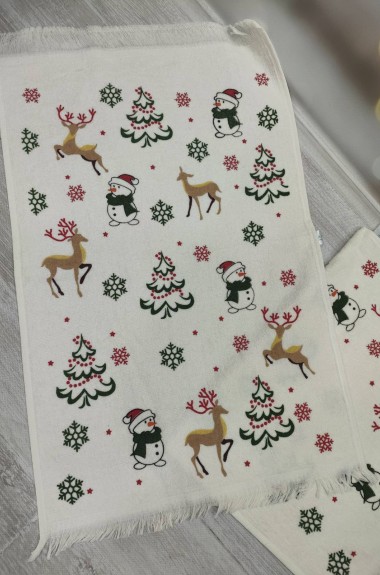 Набор полотенец новогодний  JAM-131125.2A14