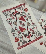 Набор полотенец с зимним орнаментом  JAM-131125.2A14