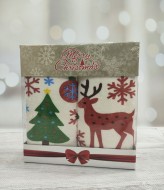 Набір  рушників  з зимовим орнаментом в коробкі JAM-131125.3A3.5