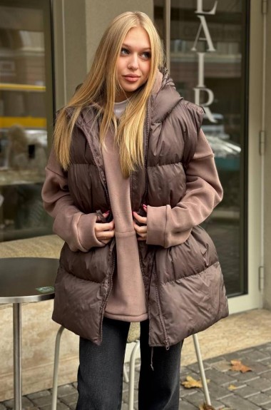 Жилетка пуховая женская BAV-2025A900 Жилетка пуховая женская BAV-2025A900