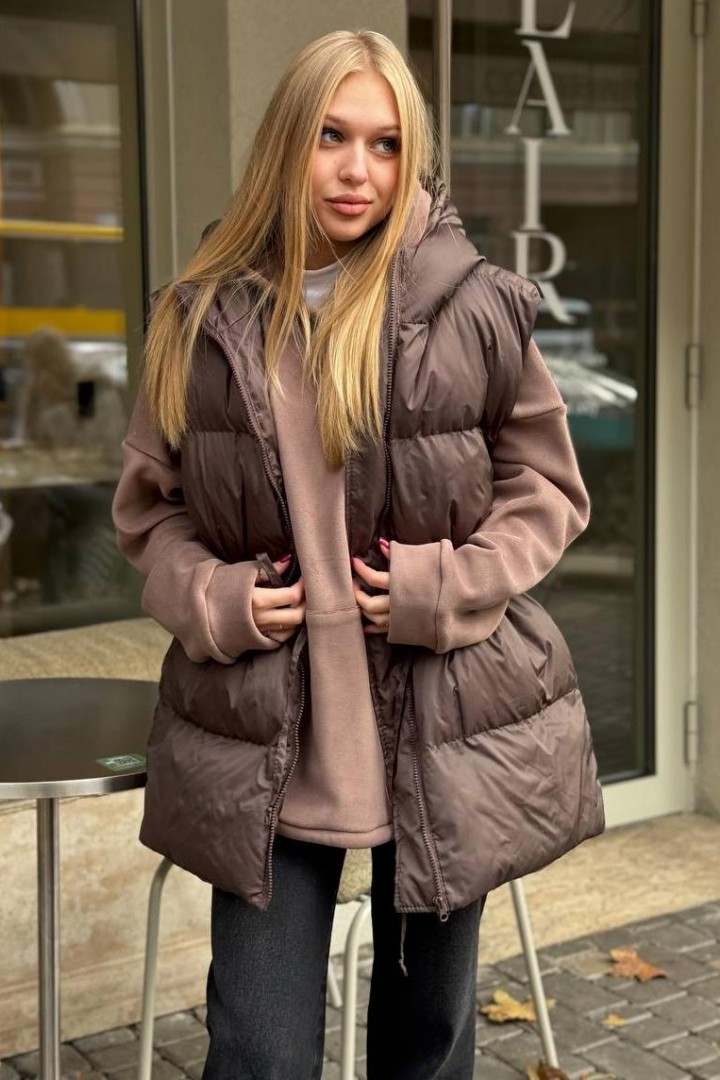 Жилетка пуховая женская  BAV-2025A900