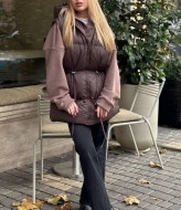 Жилетка пуховая женская  BAV-2025A900