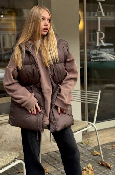 Жилетка пуховая женская BAV-2025A900 Жилетка пуховая женская BAV-2025A900