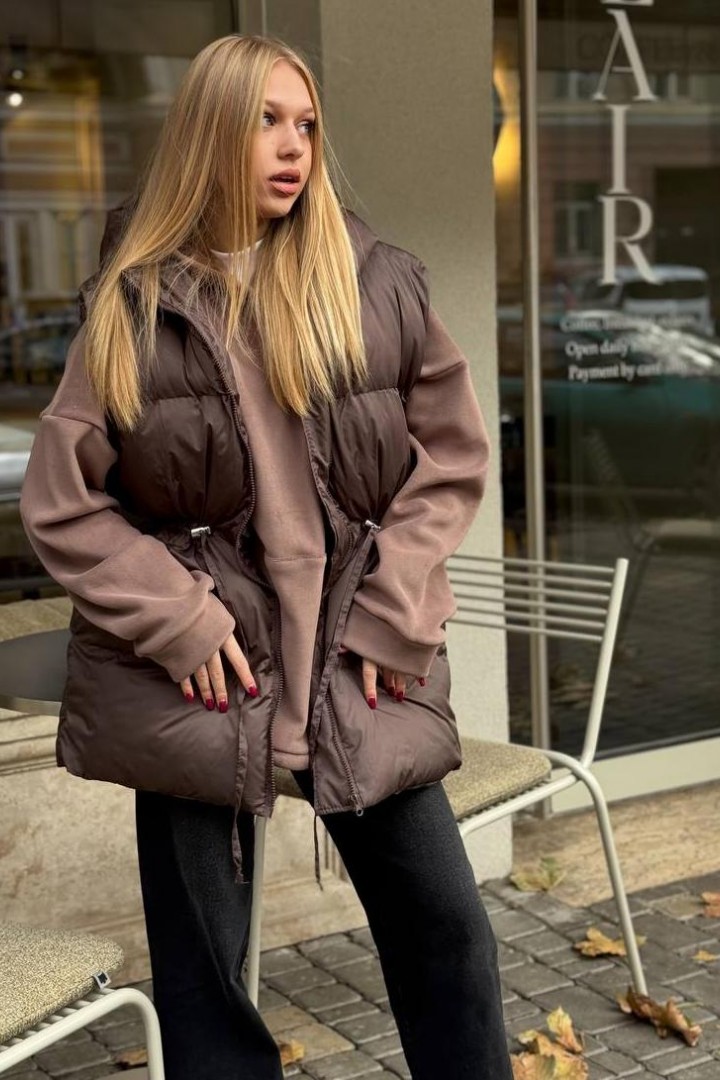 Жилетка пуховая женская  BAV-2025A900